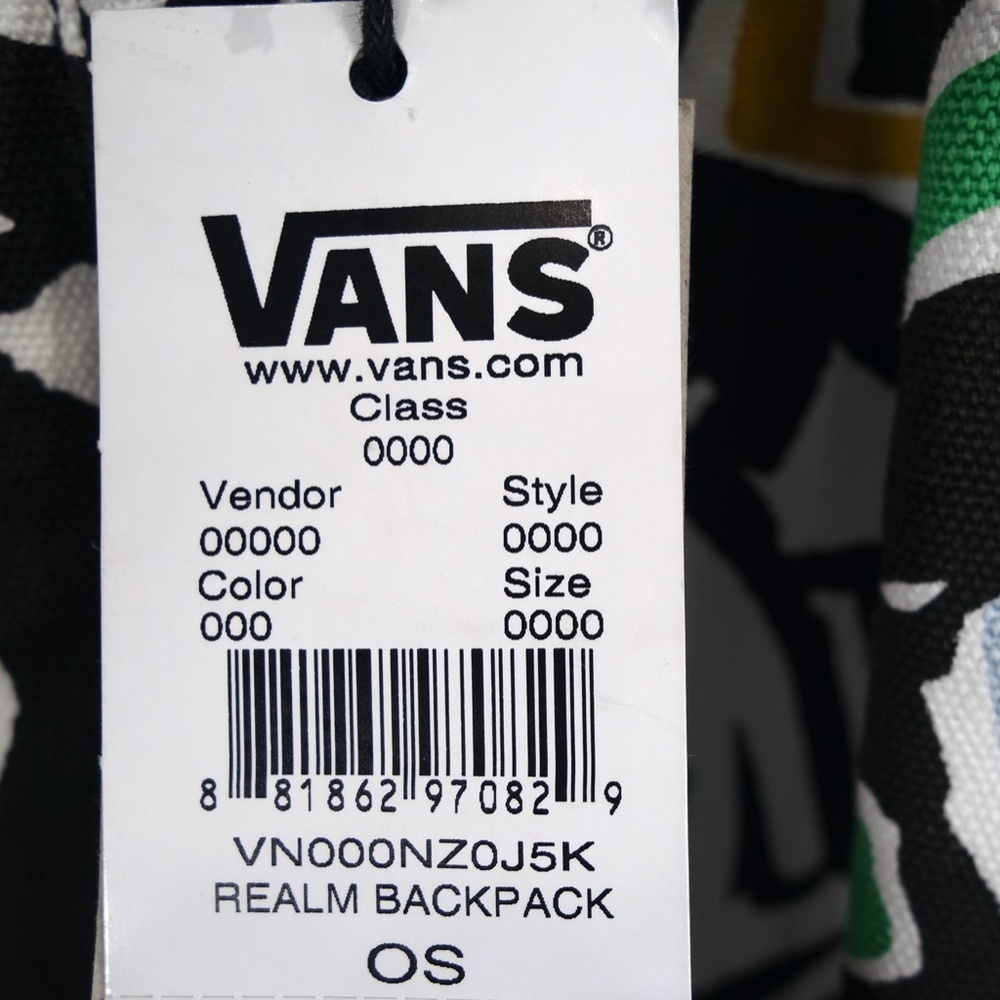Vans Off the Wall Backpack Bookbag - MultiColor - Picture 7 of 9